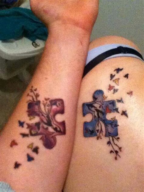 best friend tattoos puzzle pieces|best friend tattoos for women.